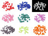 Perline in plastica, motivo: incrinato, dimensioni: Ø 8 mm