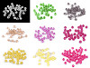 Perles en plastique craquelées, Ø 8 mm