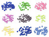 Cracked plastic beads Ø8 mm