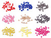 Perles en plastique craquelées, Ø 8 mm