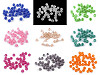 Perline in plastica, motivo: incrinato, dimensioni: Ø 8 mm