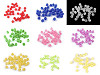 Perline in plastica, motivo: incrinato, dimensioni: Ø 8 mm