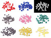 Perles en plastique craquelées, Ø 8 mm