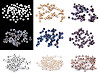 Perles en verre poli, 3 mm