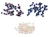 Fire polished glass beads 3 mm