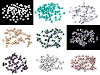 Fire polished glass beads 3 mm