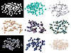 Perles en verre poli, 3 mm