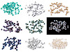 Fire polished glass beads 3 mm