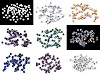 Perles en verre poli, 3 mm