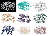 Glasperlen geschliffen 3 mm