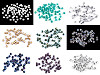 Fire polished glass beads 3 mm