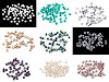 Cuentas de vidrio pulido al fuego, 3 mm