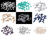 Perles en verre poli, 3 mm