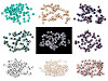 Perles en verre poli, 3 mm