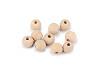 Unpainted wooden beads Ø14 mm