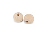Unpainted wooden beads Ø14 mm