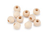 Unpainted wooden beads Ø18 mm