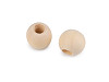 Unpainted wooden beads Ø18 mm