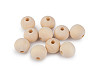 Unpainted wooden beads Ø20 mm