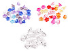 Plastic bell / skirt beads 7x12 mm