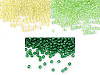 Rocailles 8/0 – 3 mm mit Durchzug, leuchtende Farben