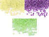 Perles de rocaille 8/0 - 3 mm, couleurs vives