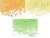 Perles de rocaille 8/0 - 3 mm, couleurs vives