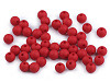 Matt plastic beads Ø6 mm