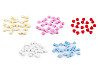 Plastic heart beads 8 mm