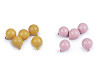 Perline in plastica, con passante, dimensioni: Ø 16 mm