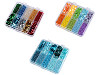 Set of seed beads and sequins in a plastic box