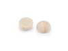 Demi-perles/Billes en bois pour création DIY, Ø 15 mm