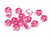 Plastic Beads with large pulling hole and AB effect 8x13 mm