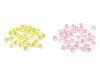 Plastic Beads with AB Effect Ø8 mm, Heart