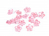 Plastikowe guziki / koraliki kwiaty Ø12 mm