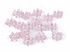 Plastové koráliky s AB efektom kvet Ø17 mm