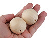 Unfinished wooden beads Ø45 mm