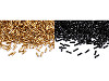 Perline tubolari, intrecciate, dimensioni: 6 mm