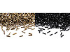 Perles tubulaires torsadées, 6 mm