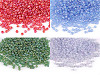 Seed beads 8/0 - 3 mm frosted AB