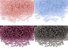 Rokail - koraliki szklane 12/0 - 2 mm transparent frosted