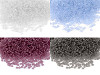 Rocaille, dimensioni: 12/0 - 2 mm, trasparenti, smerigliate