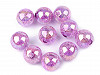 Perle in plastica, con effetto AB, dimensioni: Ø 17 mm