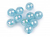 Perle in plastica, con effetto AB, dimensioni: Ø 15 mm