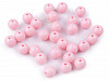 Perles en plastique de couleur, Ø 10 mm