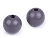 Cuentas de madera grandes Ø40 mm 2.ª calidad