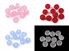 Plastic Charm Beads 8x12 mm