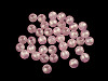 Perles en plastique AB, effet givré, Ø 10 mm