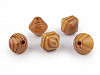 Wooden Beads, Strip 24x25 mm