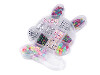 Beads with Letters + Nylon String in Box - Bunny